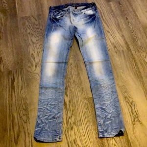 Guess Starlet Skinny Jeans in Light Wash Detailed